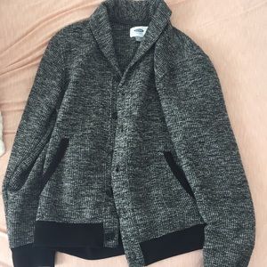 Navy sweater jacket